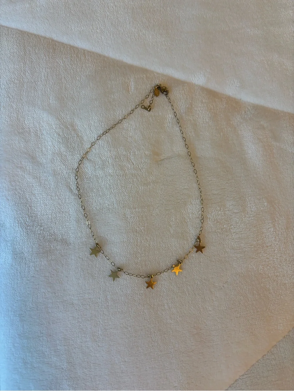 14k Plated Star Gold Necklace - Picture 1 of 1